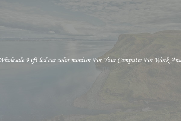 Crisp Wholesale 9 tft lcd car color monitor For Your Computer For Work And Home