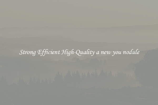 Strong Efficient High-Quality a new you nodule