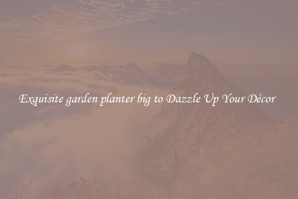 Exquisite garden planter big to Dazzle Up Your Décor  