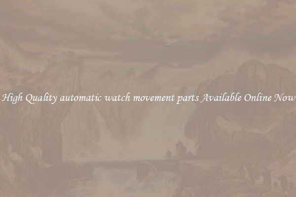 High Quality automatic watch movement parts Available Online Now