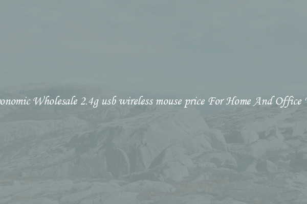 Ergonomic Wholesale 2.4g usb wireless mouse price For Home And Office Use.