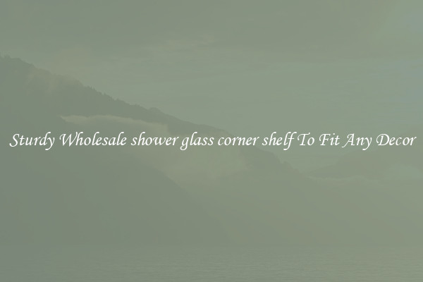 Sturdy Wholesale shower glass corner shelf To Fit Any Decor