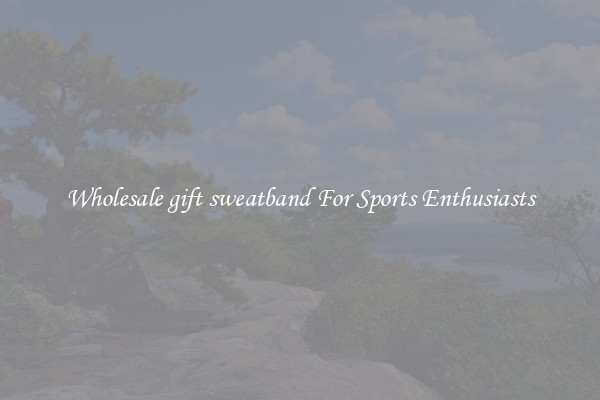 Wholesale gift sweatband For Sports Enthusiasts